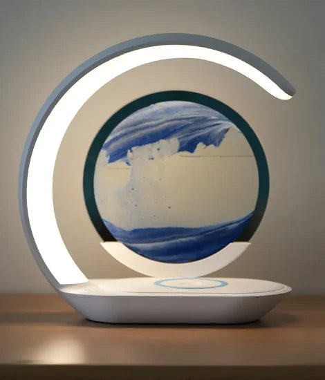 Wireless Charger Sand Art Lamp