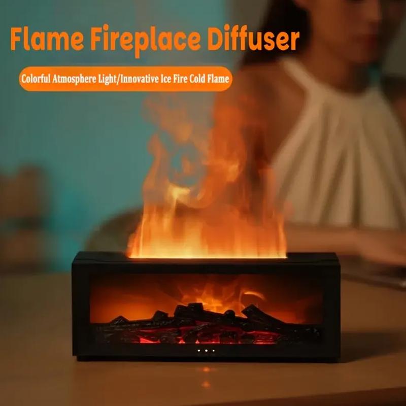 Flame Aromatherapy Machine Colorful Essential Oil Diffuser