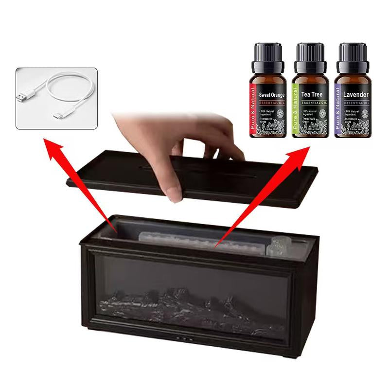 Flame Aromatherapy Machine Colorful Essential Oil Diffuser