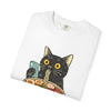 Cat Ramen T-Shirt — Cute Black Cat Slurping Ramen Graphic Tee