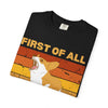 Corgi 'First of All I'm Delight' Retro Graphic T-Shirt