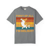 Corgi 'First of All I'm Delight' Retro Graphic T-Shirt