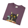 Cat Ramen T-Shirt — Cute Black Cat Slurping Ramen Graphic Tee