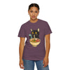Cat Ramen T-Shirt — Cute Black Cat Slurping Ramen Graphic Tee