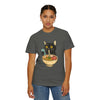 Cat Ramen T-Shirt — Cute Black Cat Slurping Ramen Graphic Tee