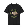 Sloth T-Shirt – “Not Fast Not Furious” Relaxed Animal Graphic Tee