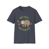 Sloth T-Shirt – “Not Fast Not Furious” Relaxed Animal Graphic Tee
