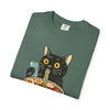 Cat Ramen T-Shirt — Cute Black Cat Slurping Ramen Graphic Tee