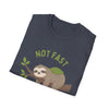 Sloth T-Shirt – “Not Fast Not Furious” Relaxed Animal Graphic Tee