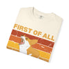 Corgi 'First of All I'm Delight' Retro Graphic T-Shirt