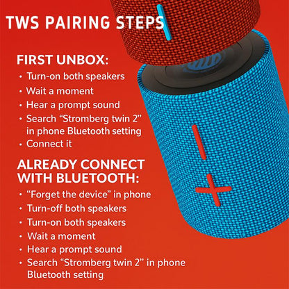 Stromberg - Bluetooth Magnetic Split Subwoofer Speaker