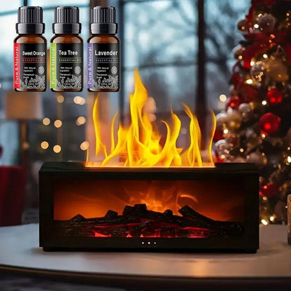 Flame Aromatherapy Machine Colorful Essential Oil Diffuser